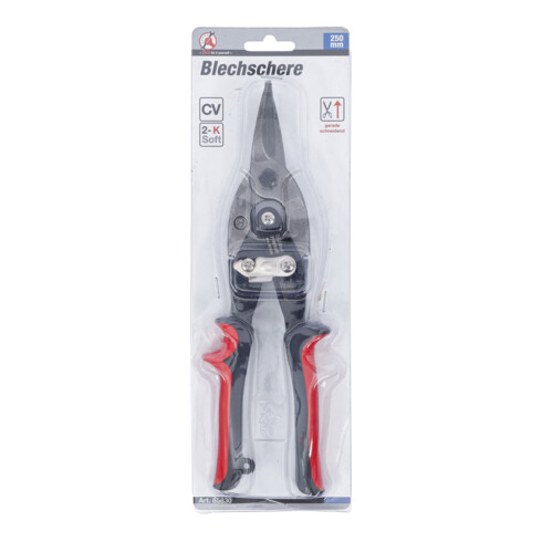 BGS Blechschere, gerade schneidend, 250 mm