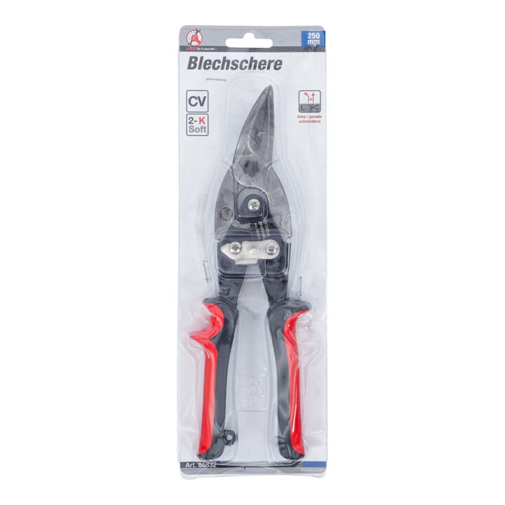 BGS Blechschere, links / gerade schneidend, 250 mm