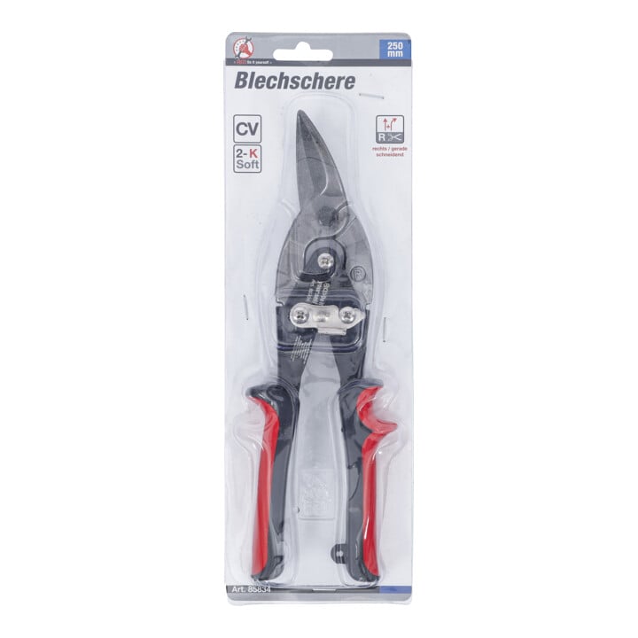 BGS Blechschere, rechts / gerade schneidend, 250 mm