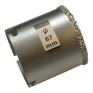 BGS Bohrkrone für Fliesenlochbohrer Ø 67 mm