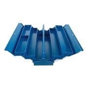 BGS Boîte à outils métallique, vide, 530 x 200 x 200 mm, 5 compartiments