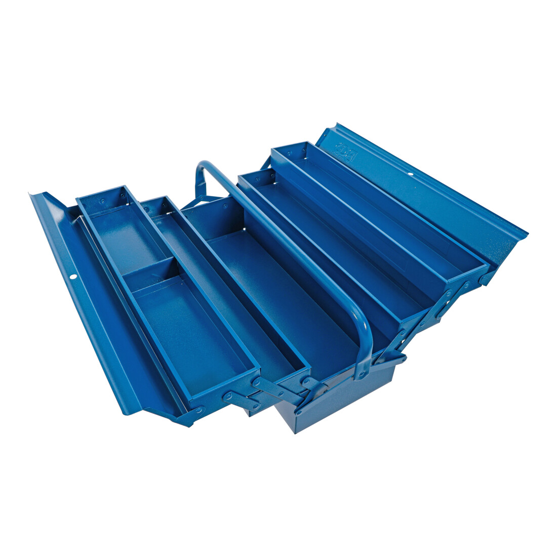 BGS Boîte à outils métallique, vide, 530 x 200 x 200 mm, 5 compartiments