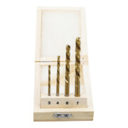 BGS Boren set HSS links snijdend, 4 dlg.