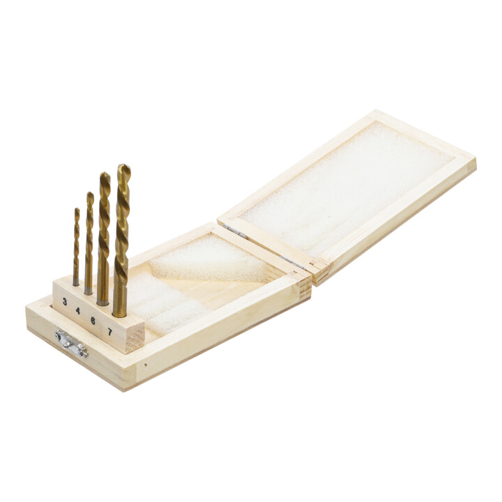 BGS Boren set HSS links snijdend, 4 dlg.