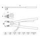 BGS Borgringtang | gebogen | voor buitenringen | 500 mm-2
