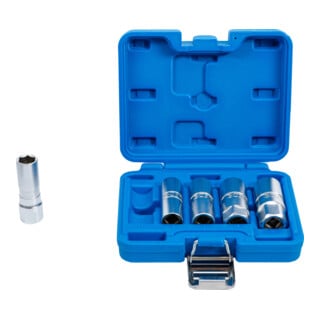 BGS Bougie dopsleutelset binnenzeskant 12,5 mm (1/2 inch) SW 14 - 21 mm 5 delig