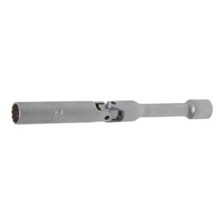 BGS bougie gewricht inzet Twaalfzijdige, extra lange aandrijving Vierkantaandrijving 10 mm (3/8 inch) SW 14 mm