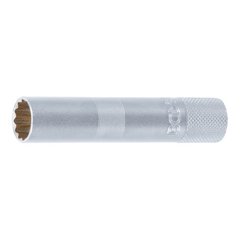 BGS Bougiesteker met magneet, twaalfzijdig, lange aandrijving vierkantaandrijving 10 mm SW 14 mm
