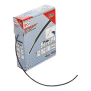 BGS Box gauine termorestringenti, nero, Ø 3 mm, 8 m-1