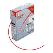 BGS Box gauine termorestringenti, rosso, Ø 3 mm, 8 m