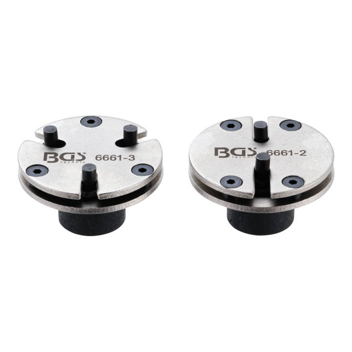 BGS Bremskolben-Rückstelladapter-Satz universal mit 2 & 3 Stiften 2 teilig