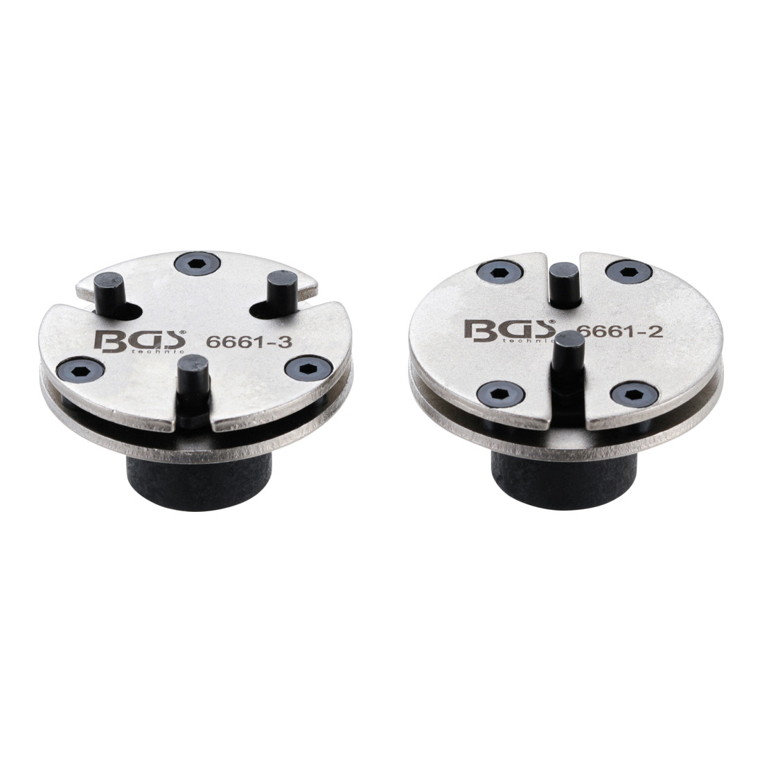 BGS Bremskolben-Rückstelladapter-Satz universal mit 2 & 3 Stiften 2 teilig