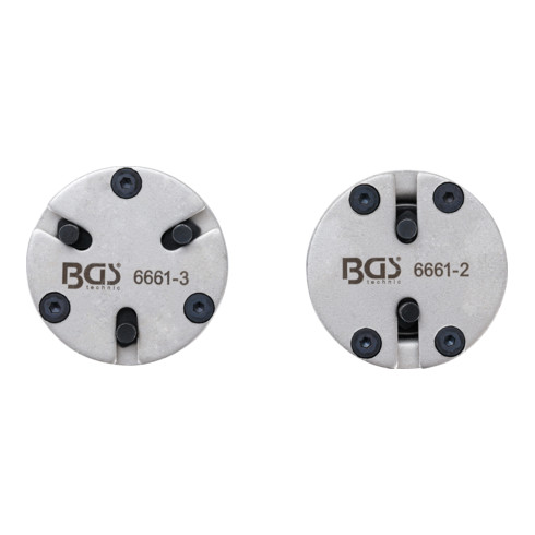 BGS Bremskolben-Rückstelladapter-Satz universal mit 2 & 3 Stiften 2 teilig