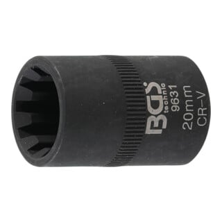 BGS Bremssattel-Einsatz 10-kant für VAG und Porsche SW 20 mm