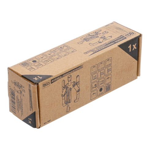BGS Buiten binnen lagertrekkerset, 3 armig | 25 - 120 mm