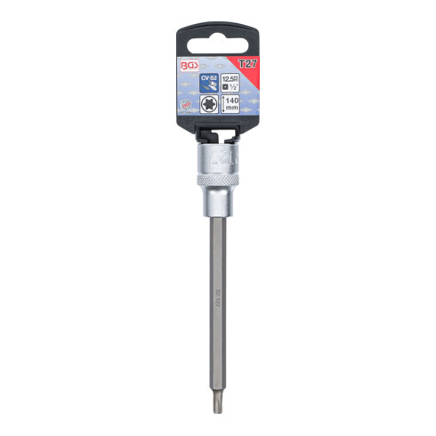BGS Chiave a bussola, lunghezza 140 mm, 12,5 mm (1/2"), profilo a T (per Torx) T27