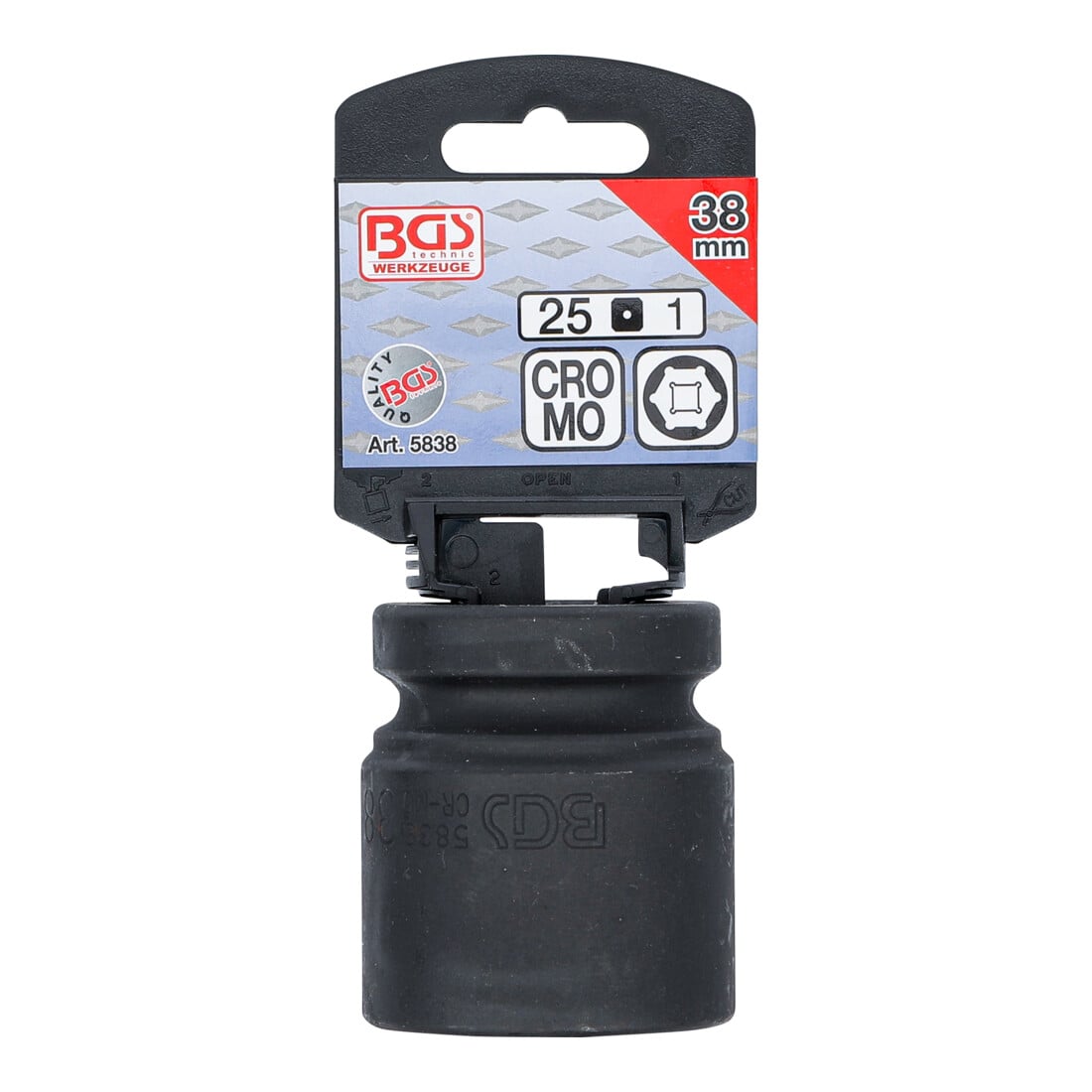 BGS Bussola esagonale, 25 mm (1"), 38 mm