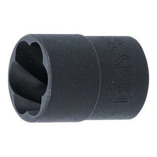 BGS Bussola esagonale / cacciavite con profilo elicoidale, 12,5 mm (1/2"), 19 mm