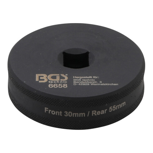 BGS Bussola esagonale / poligonale, 12,5 mm (1/2"), per fissaggio ruota, 30 / 55 mm