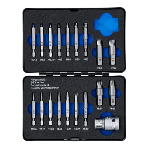 BGS Bussola esagonale, profonda, 12,5 mm (1/2"), 27 mm