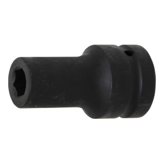 BGS Bussola esagonale, profonda, 25 mm (1"), 17 mm