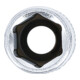 BGS Bussola esagonale, profonda, 6,3 mm (1/4"), 9 mm-3