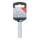 BGS Bussola esagonale, profonda, 6,3 mm (1/4"), 9 mm-4