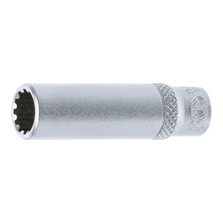 BGS Bussola Gear Lock, profonda, 6,3 mm (1/4"), 9 mm