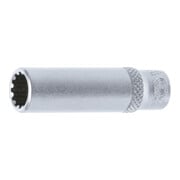 BGS Bussola Gear Lock, profonda, 6,3 mm (1/4"), 9 mm