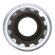 BGS Bussola Gear Lock, profonda, 6,3 mm (1/4"), 9 mm-3