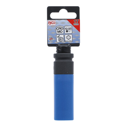 BGS Bussola macch.riv.plastica, Ultra Slim, 12,5 mm (1/2"), 17 mm