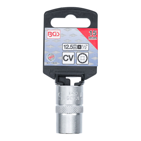 BGS Bussola poligonale, 12,5 mm (1/2"), 15 mm