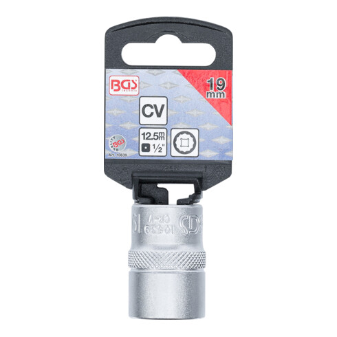BGS Bussola poligonale, 12,5 mm (1/2"), 19 mm