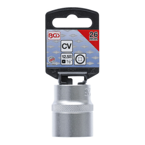 BGS Bussola poligonale, 12,5 mm (1/2"), 26 mm