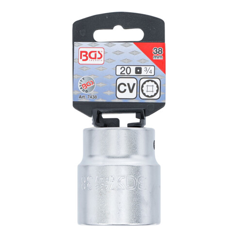 BGS Bussola poligonale, 20 mm (3/4"), 38 mm