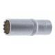 BGS Bussola poligonale, profonda, 12,5 mm (1/2"), 21 mm-1