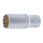 BGS Bussola poligonale, profonda, 12,5 mm (1/2"), 24 mm