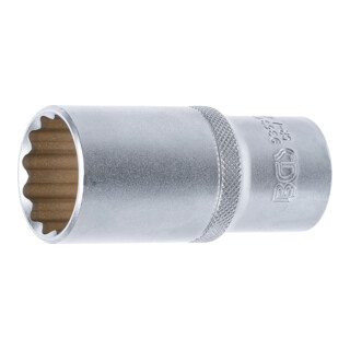 BGS Bussola poligonale, profonda, 12,5 mm (1/2"), 27 mm