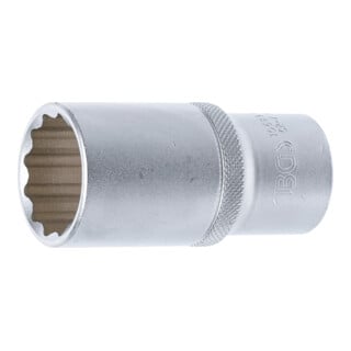 BGS Bussola poligonale, profonda, 12,5 mm (1/2"), 28 mm