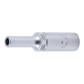 BGS Bussola poligonale, profonda, 6,3 mm (1/4"), 4 mm