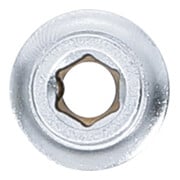 BGS Bussola porta inserti con sfera di tenuta, quadro interno 10 mm (3/8"), esagono interno 6,3 mm (1/4")-4