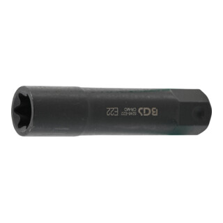 BGS Bussola profilo E, extra lungo, attacco esagonale esterno da 22 mm, E22