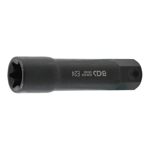 BGS Bussola profilo E, extra lungo, attacco esagonale esterno da 22 mm, E24