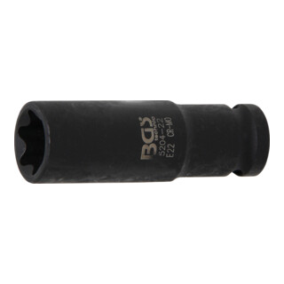 BGS Bussola profilo E, profonda, 12,5 mm (1/2"), E22
