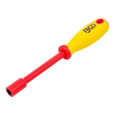 BGS Cacciavite e chiave a bussola per elettricisti, esagonale, 10 mm, Lunghezza della lama 125 mm