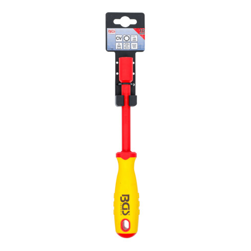 BGS Cacciavite e chiave a bussola per elettricisti, esagonale, 10 mm, Lunghezza della lama 125 mm