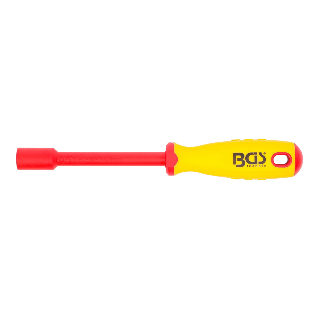 BGS Cacciavite e chiave a bussola per elettricisti, esagonale, 11 mm, Lunghezza della lama 125 mm