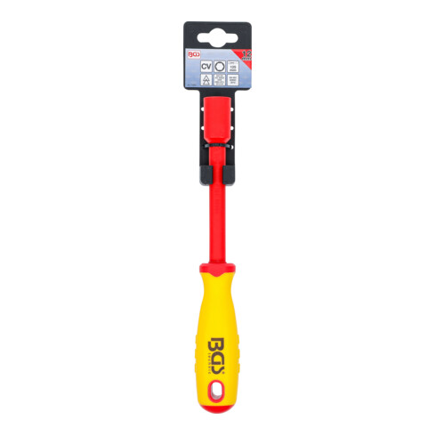 BGS Cacciavite e chiave a bussola per elettricisti, esagonale, 12 mm, Lunghezza della lama 125 mm