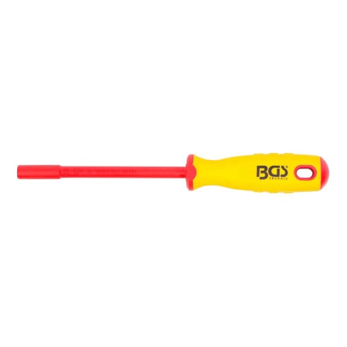 BGS Cacciavite e chiave a bussola per elettricisti, esagonale, 4 mm, Lunghezza della lama 125 mm