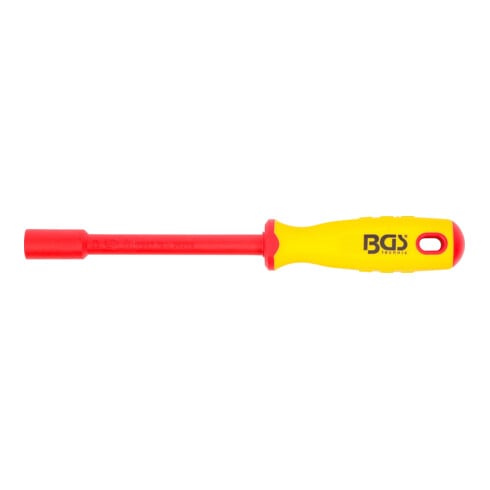 BGS Cacciavite e chiave a bussola per elettricisti, esagonale, 9 mm, Lunghezza della lama 125 mm